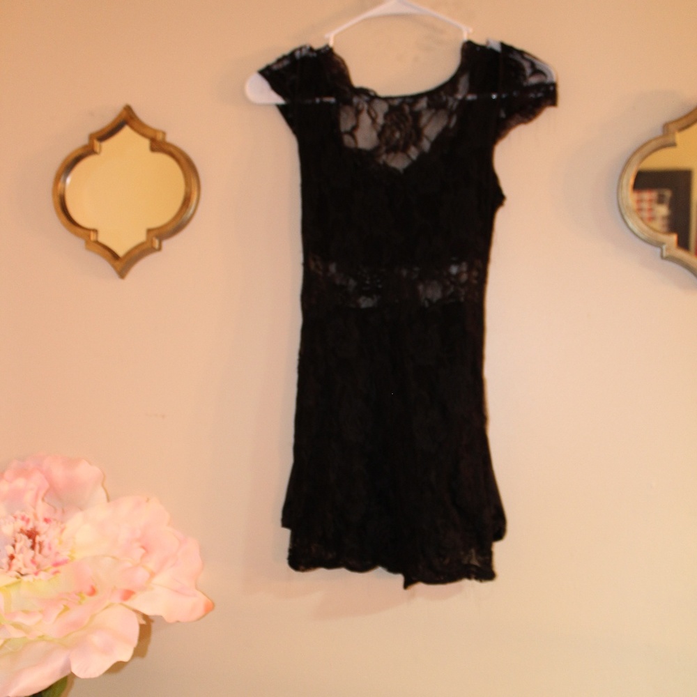 black dress